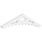 Ekena Millwork Pitch Wellington Architectural Grade PVC Gable Pediment, 36"W x 7 1/2"H x 1"P (5/12) GPP036X008X100WEL - alternate 1